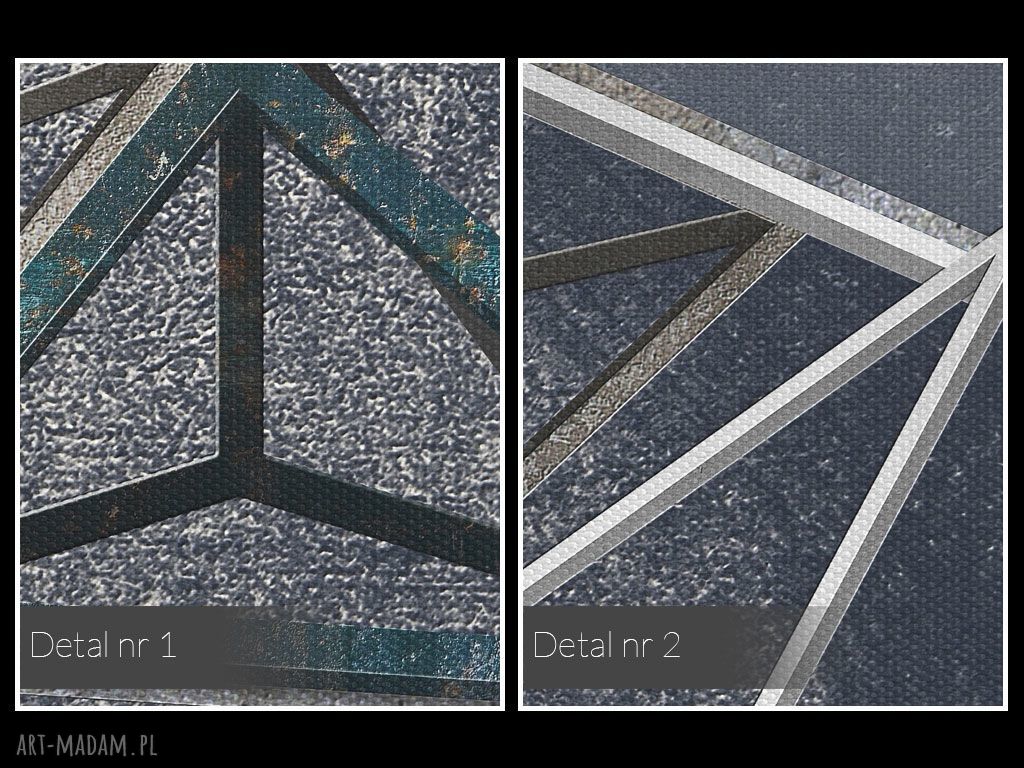 Obraz na płótnie LOFT GEOMETRYCZNY 120x80 cm (60601)