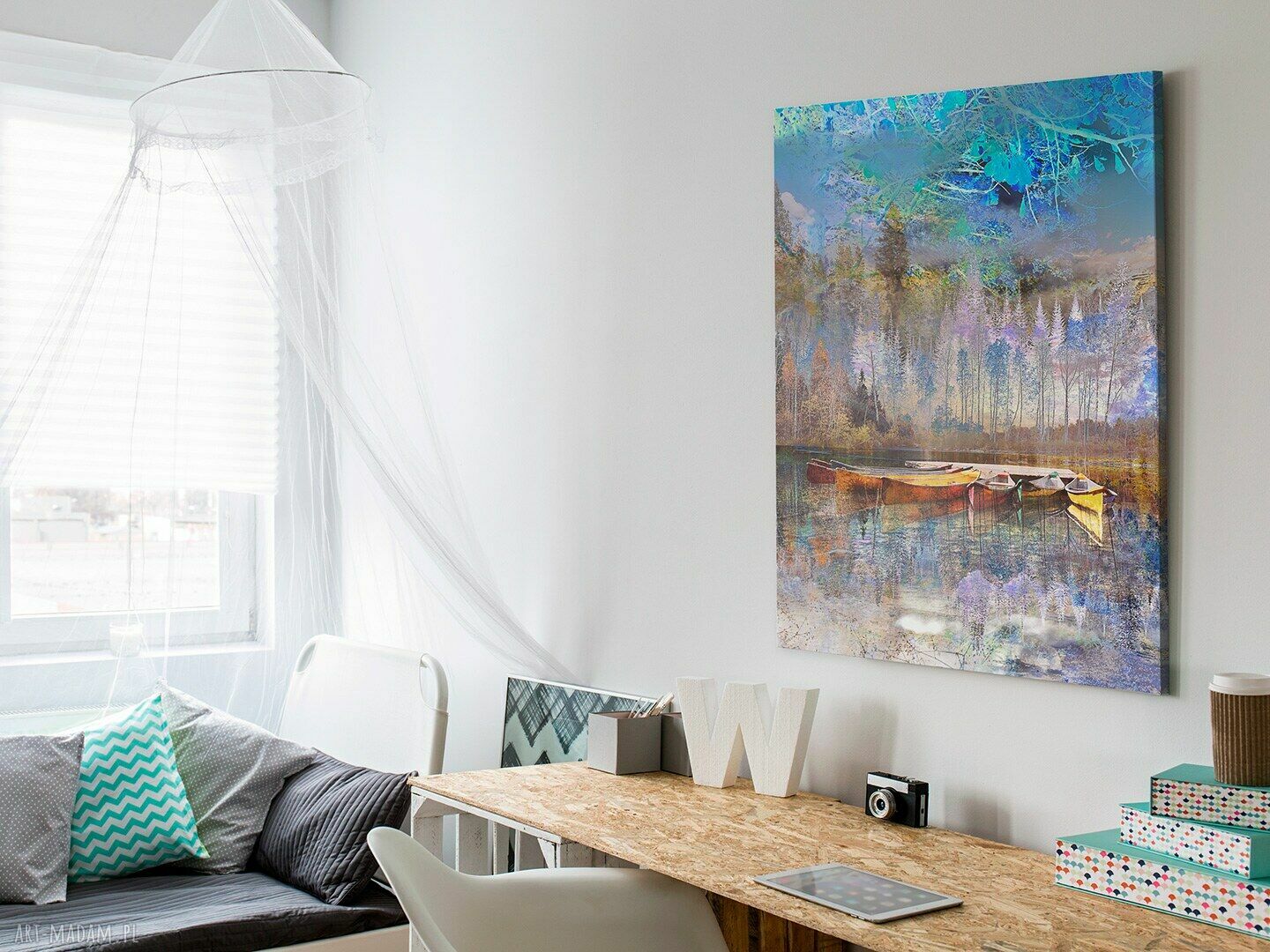 Obraz na płótnie Pejzaż Gór w Pionie 50x70 cm (30705)