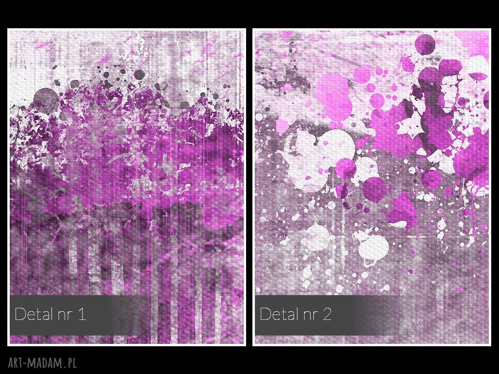 Obraz na płótnie Abstrakcja Usta Fioletowy 120x80 cm (23102)