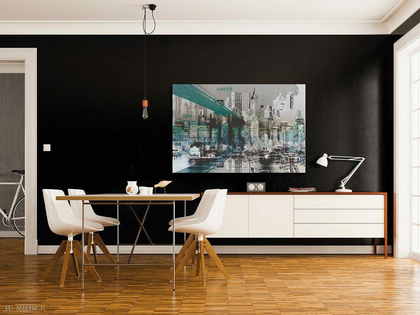 Obraz na płótnie - NOWY JORK MIASTO - 120x80 cm (29601)