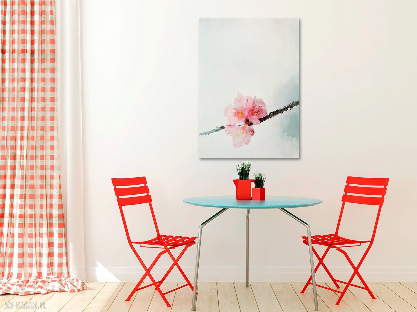 Obraz na płótnie - Delikatny Kwiat - 50x70 cm (07401)