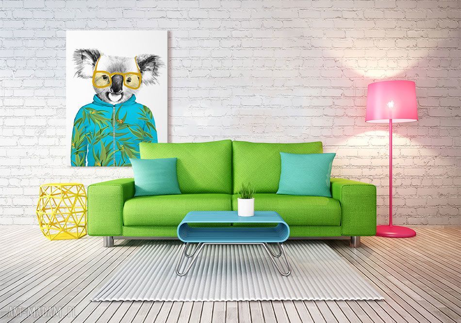 MISIEK MARYSIEK - obraz na płótnie 60x80 cm, wysyłka w 24 h