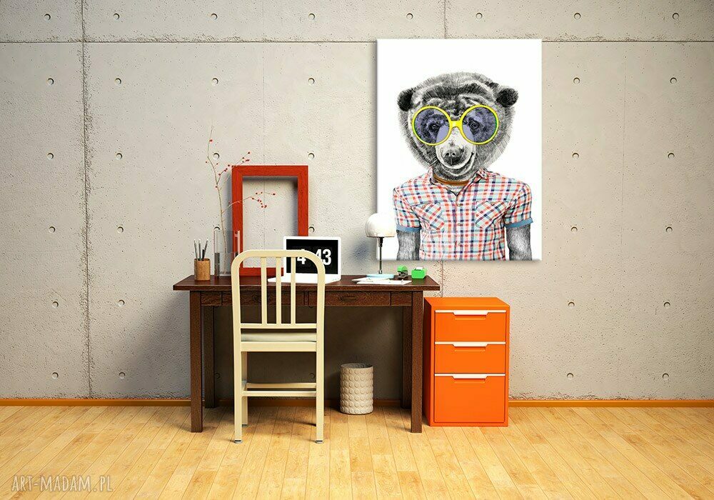 Obraz na płótnie 60x80 cm MISIEK 02111 - wysyłka w 24h