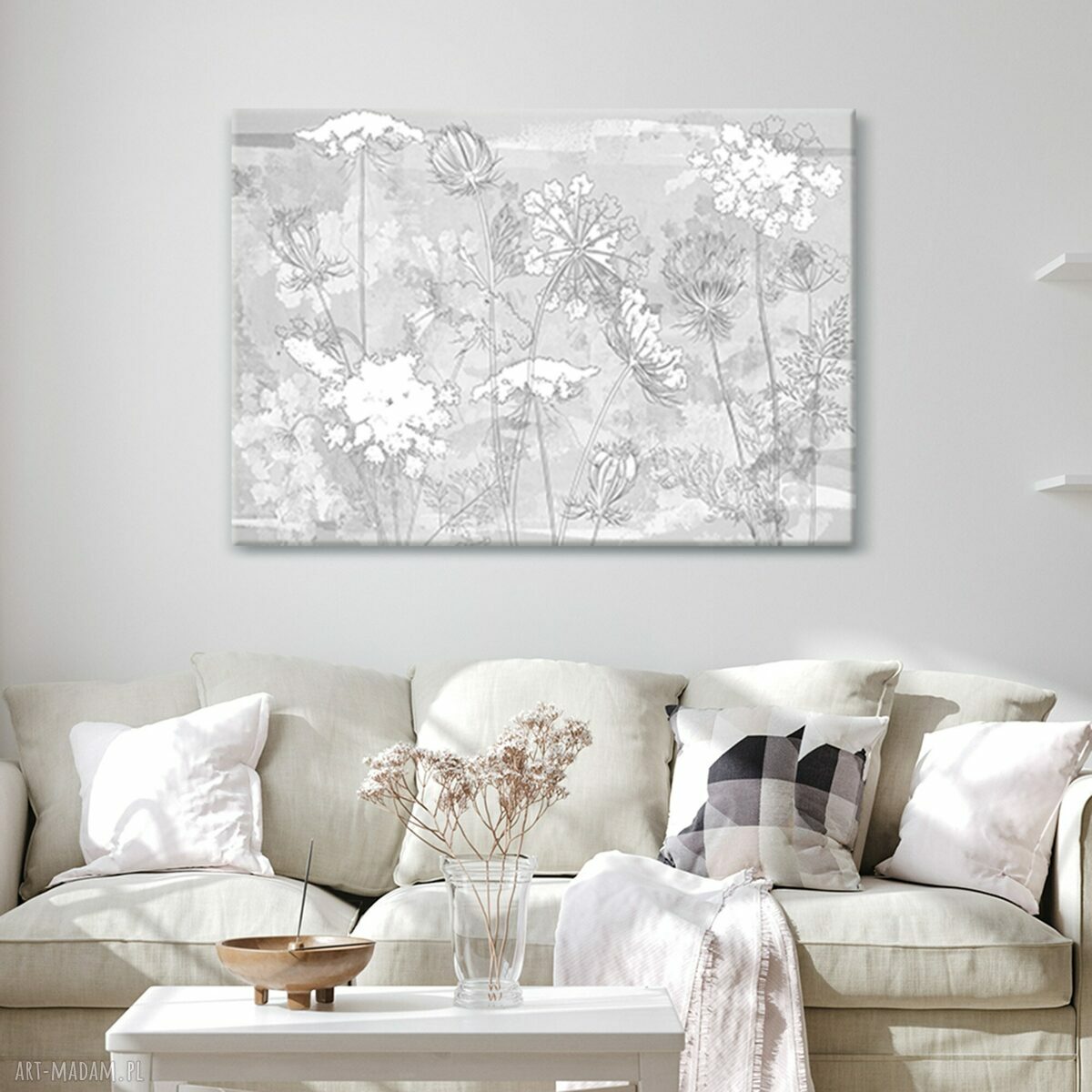 Obraz na płótnie 100x70 cm Polne kwiaty (1-0692)