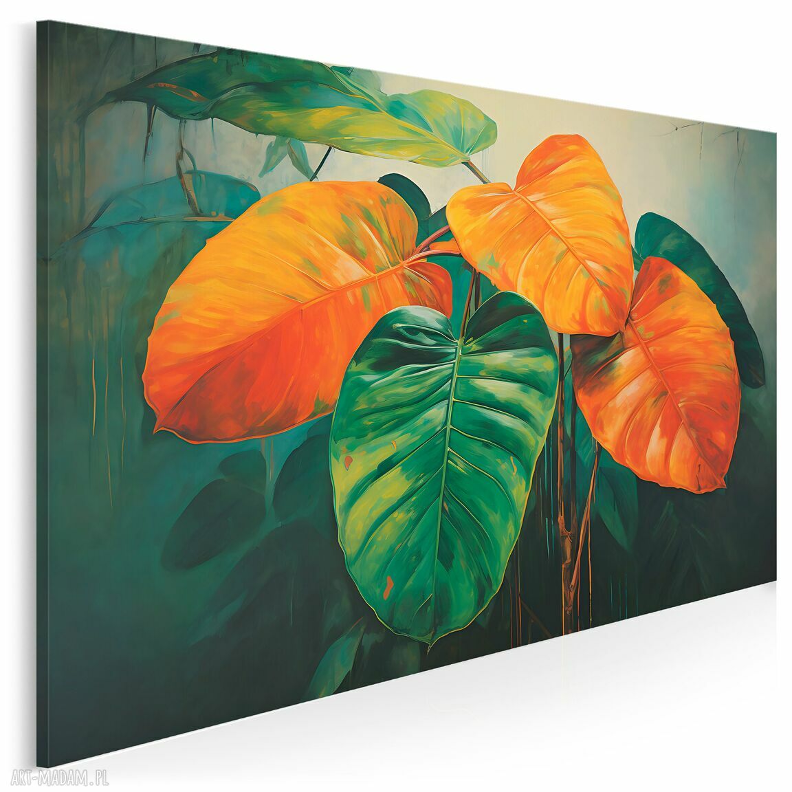 Obraz na płótnie Martwa natura Monstera - 120x80 cm (102501)
