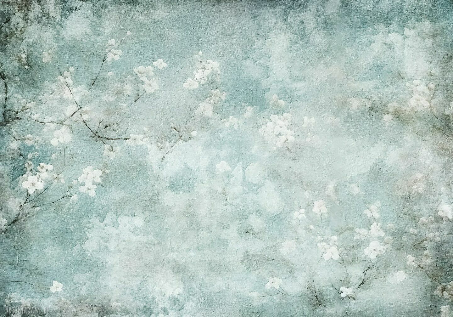 Obraz na płótnie „Kwiaty w abstrakcji” 100x70 cm - gotowy do zawieszenia