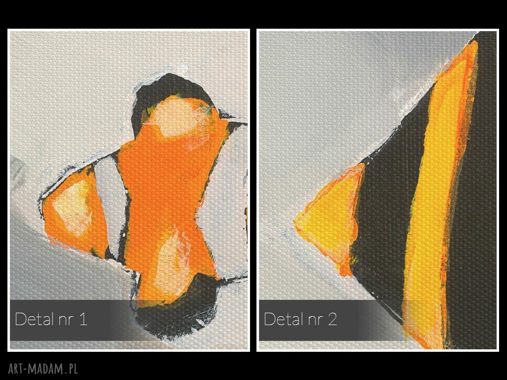 Obraz na płótnie - RYBY AKWARIUM BŁAZENEK NEMO - 120x80 cm (702401)