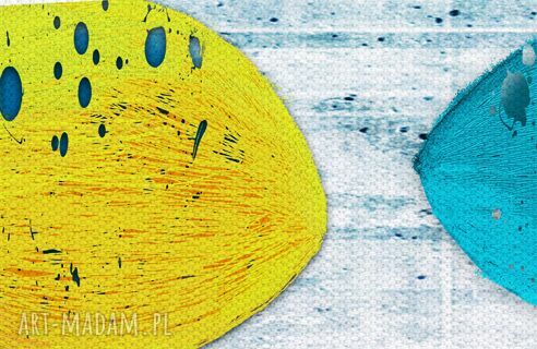 Obraz na płótnie 147x60 cm - Abstrakcja Elipsy 0287