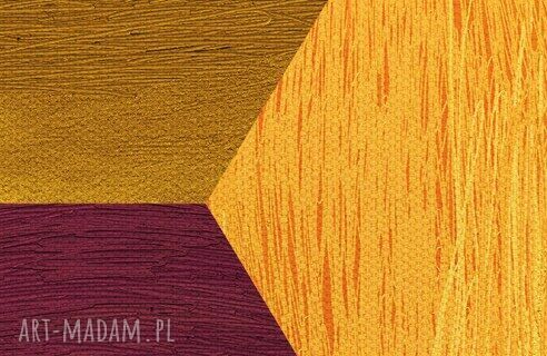 Abstrakcja ośmiokąty na płótnie 147x60 cm - gotowy do zawieszenia