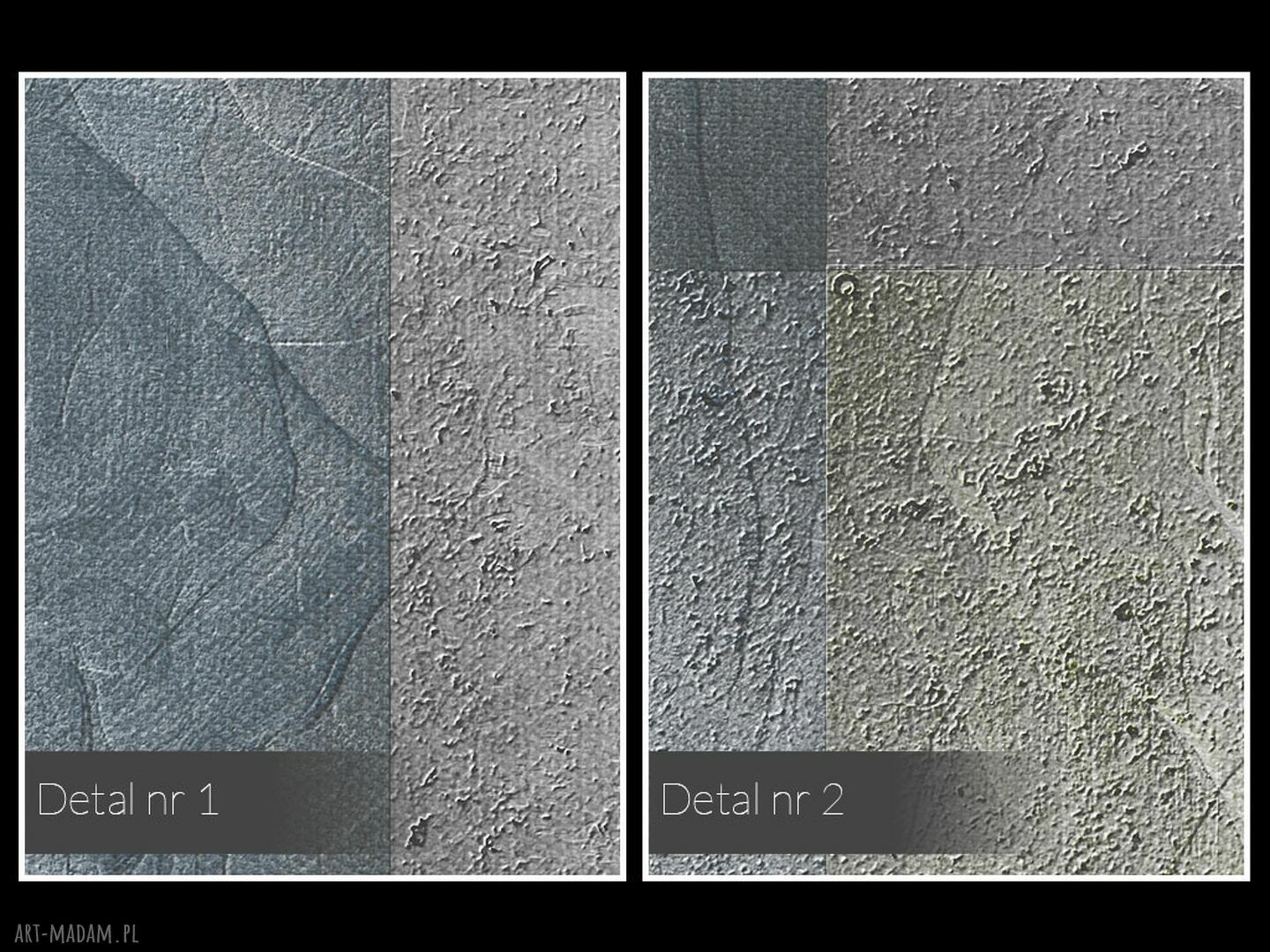 Abstrakcja betonu na płótnie 120x80 cm - industrialny klimat do Twojego wnętrza