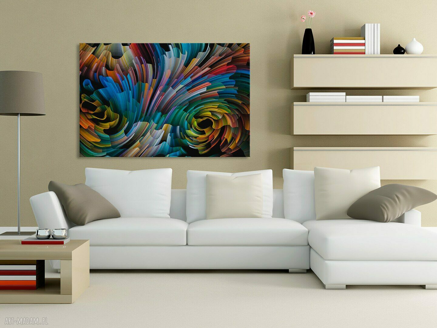 Obraz na płótnie - WIR KOLORY - 120x80 cm (13101)