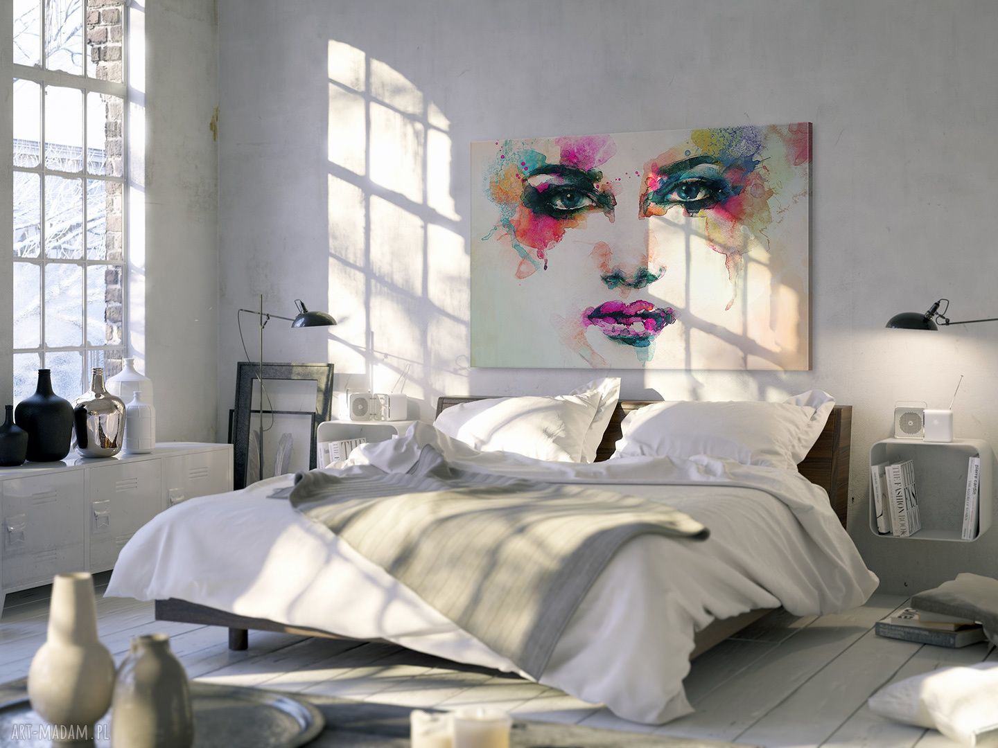 Obraz na płótnie Kobieta Oczy - 120x80 cm (22601)
