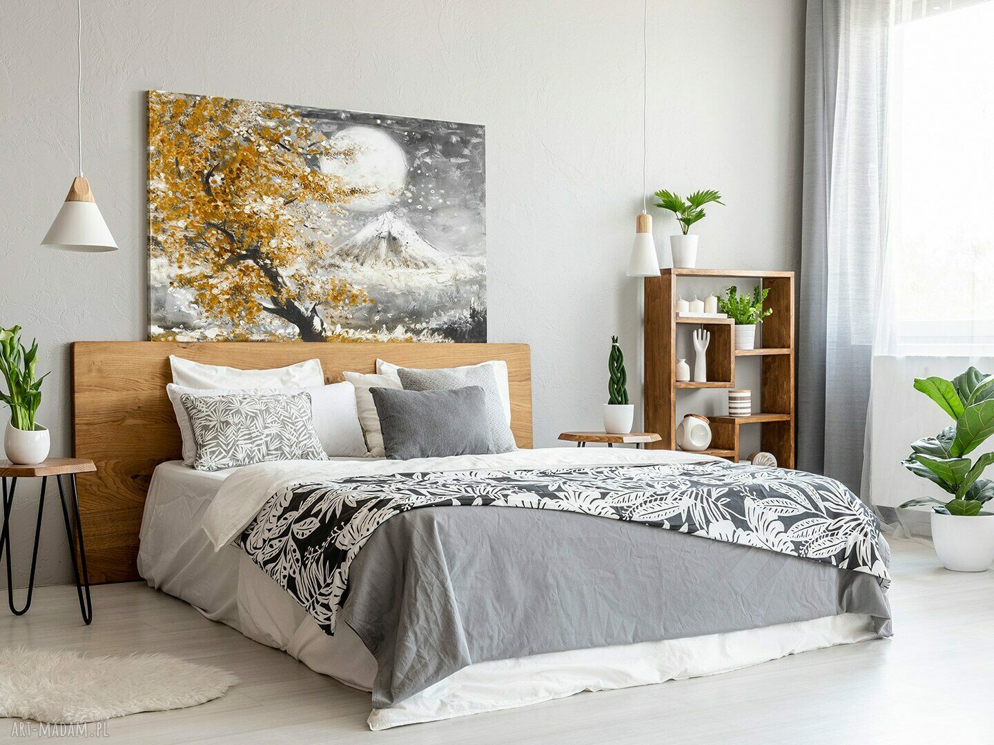 Obraz na płótnie Japonia - wiśnia i pejzaż 120x80 cm