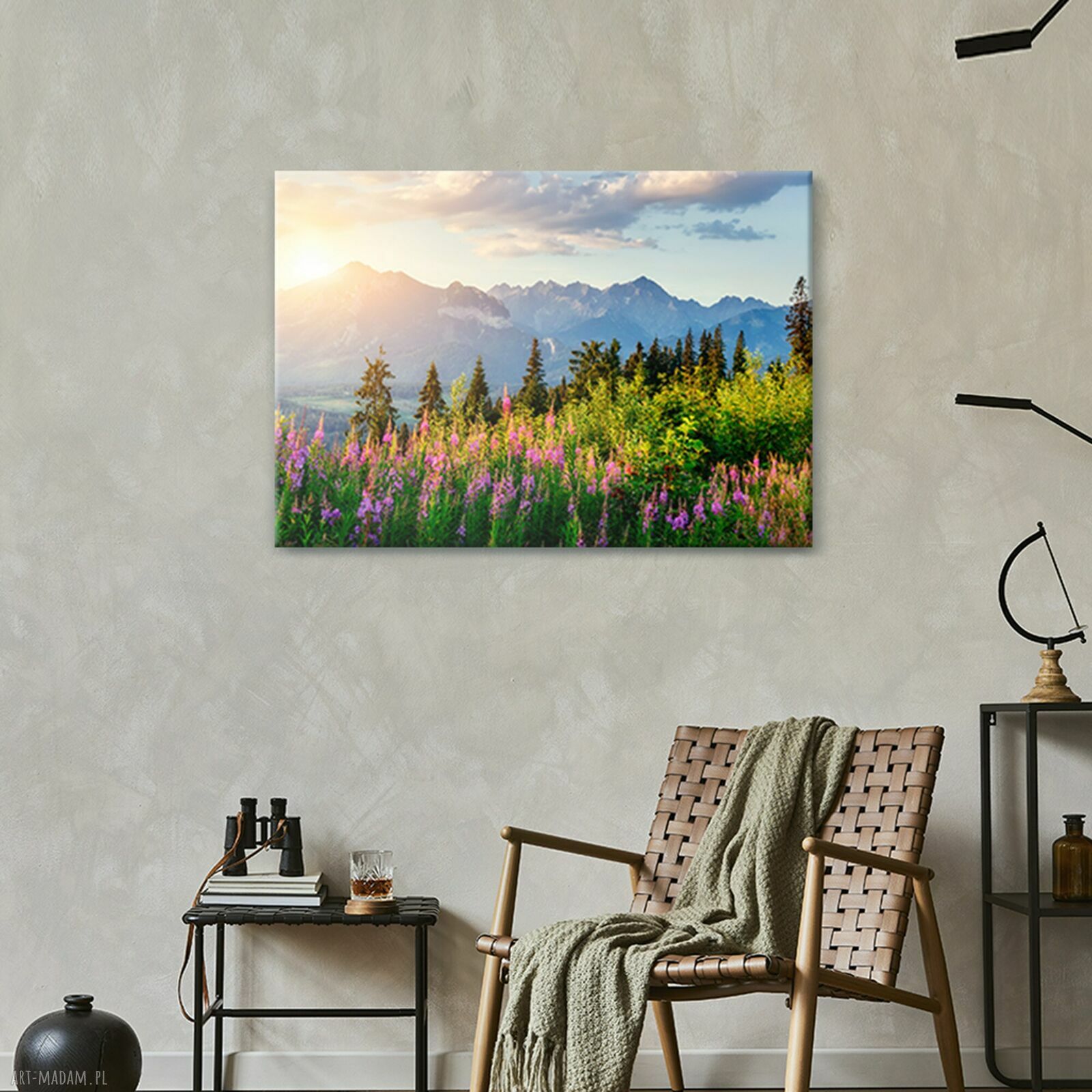 Obraz na płótnie Tatry 1 100x70 cm - gotowy do powieszenia