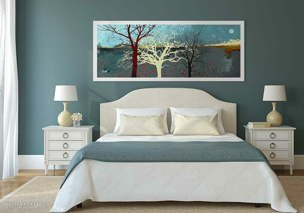Obraz na płótnie 147x60 cm - Drzewa 0216 (wysyłka w 24 h)