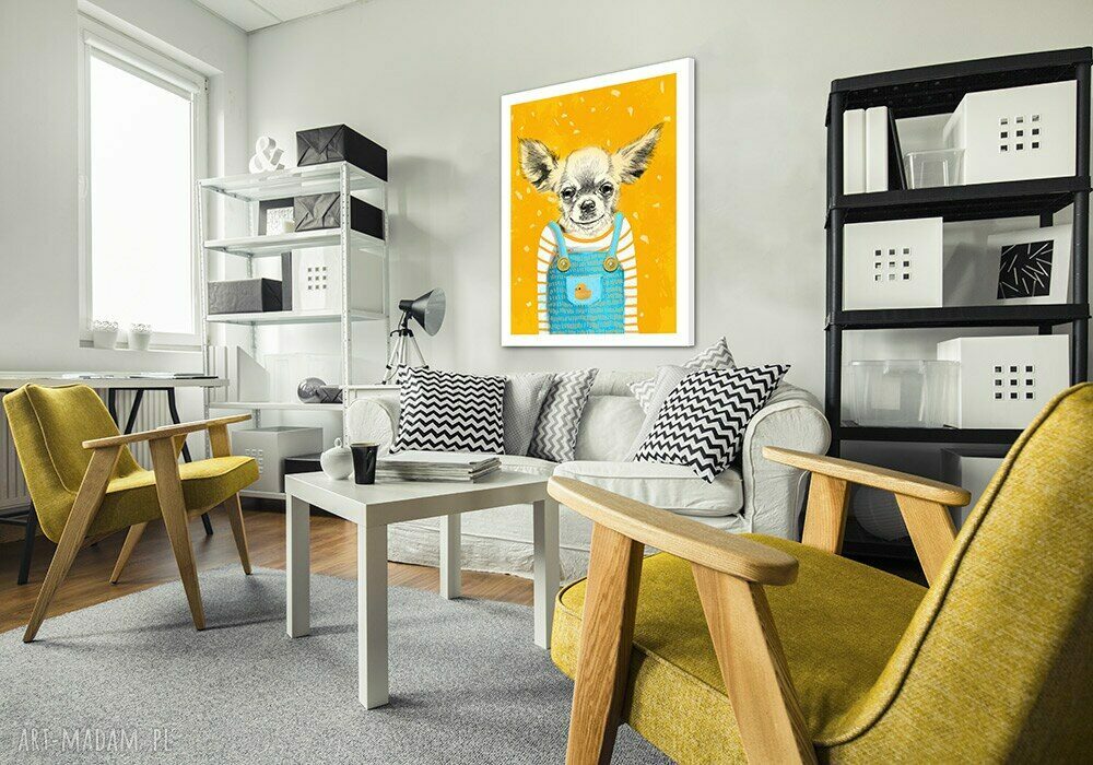 Obraz na płótnie 60x80cm Pies Chihuahua - wysyłka w 24h
