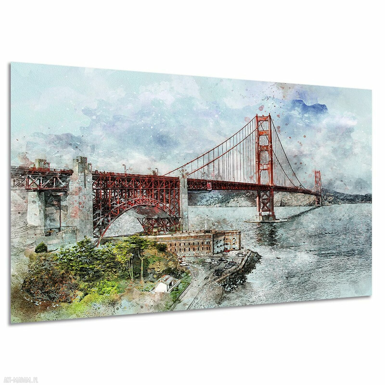 Obraz na płótnie Golden Gate w San Francisco 120x80 cm