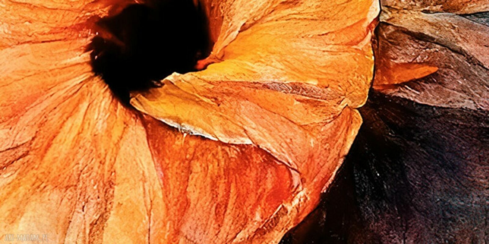 Obraz na płótnie z kwiatami w stylu boho 120x80 cm