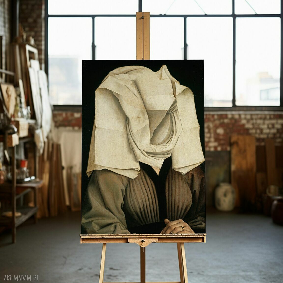 Obraz na płótnie Lady Covert 80x120 cm - płótno canvas (gotowe do zawieszenia)