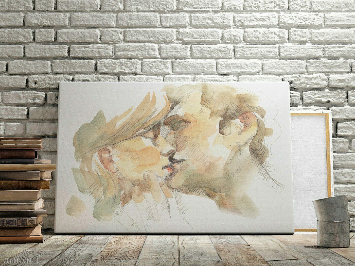 Romantyczny obraz na płótnie Para Miłość 150x100 cm - na indywidualne zamówienie