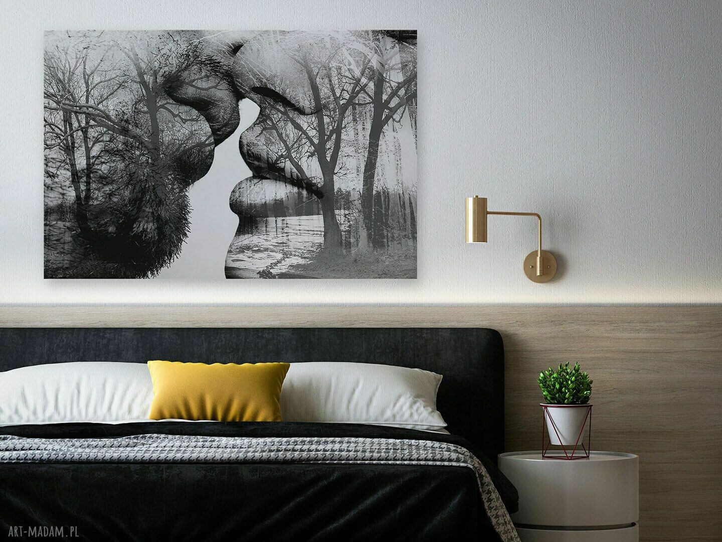 Obraz na płótnie 'POCAŁUNEK DRZEWA' 120x80 cm (29501)