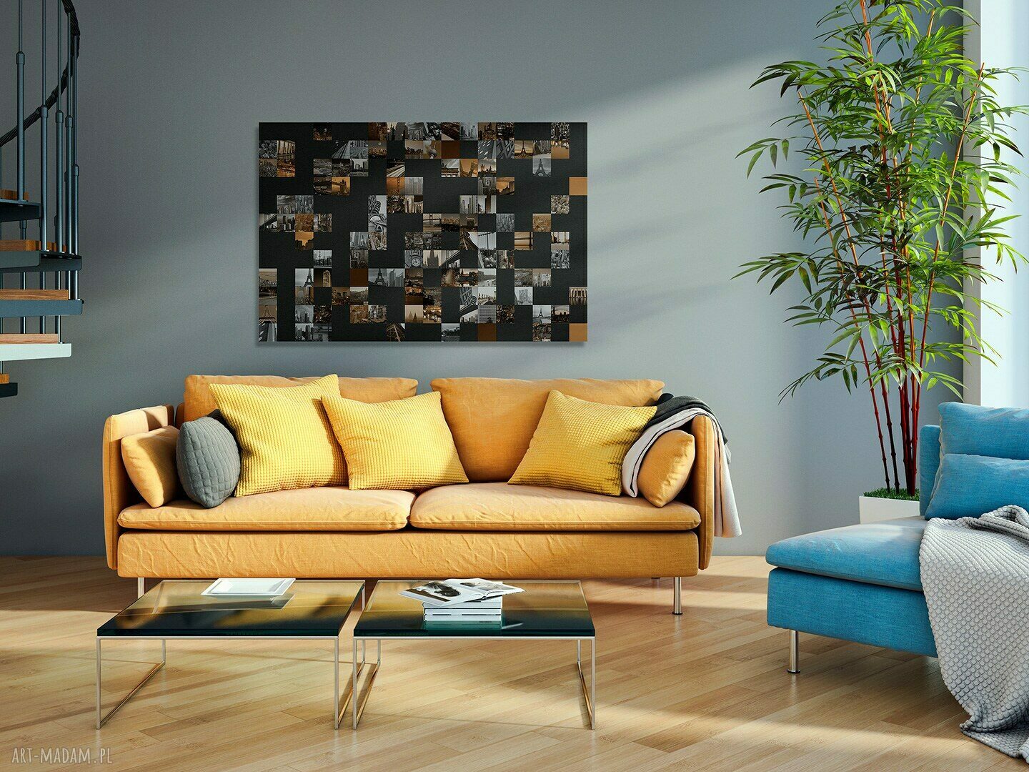 Obraz na płótnie - PODróże MIGAWKI - 120x80 cm (27401)