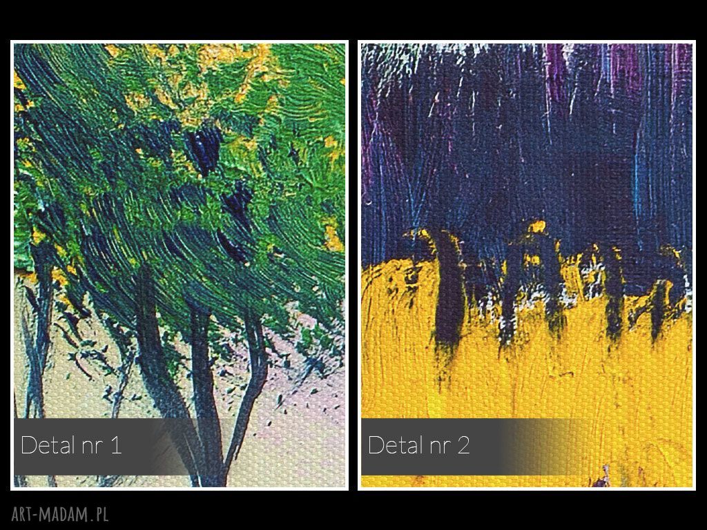 Obraz na płótnie: drzewa, natura, las i łąka - krajobraz 120x80 cm (79601)