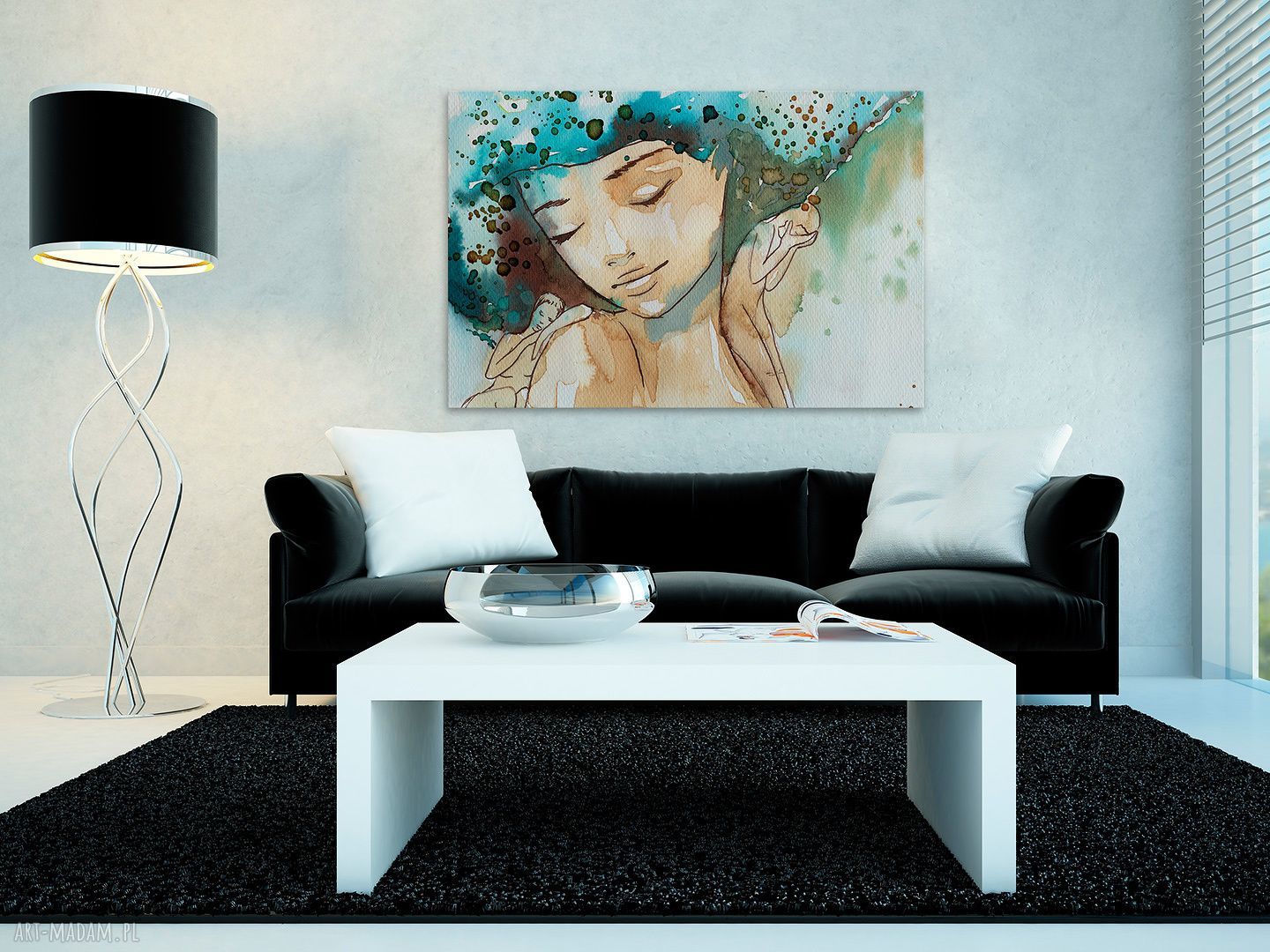 Obraz na płótnie „Kobiety Akt” 120x80 cm - nowoczesna elegancja