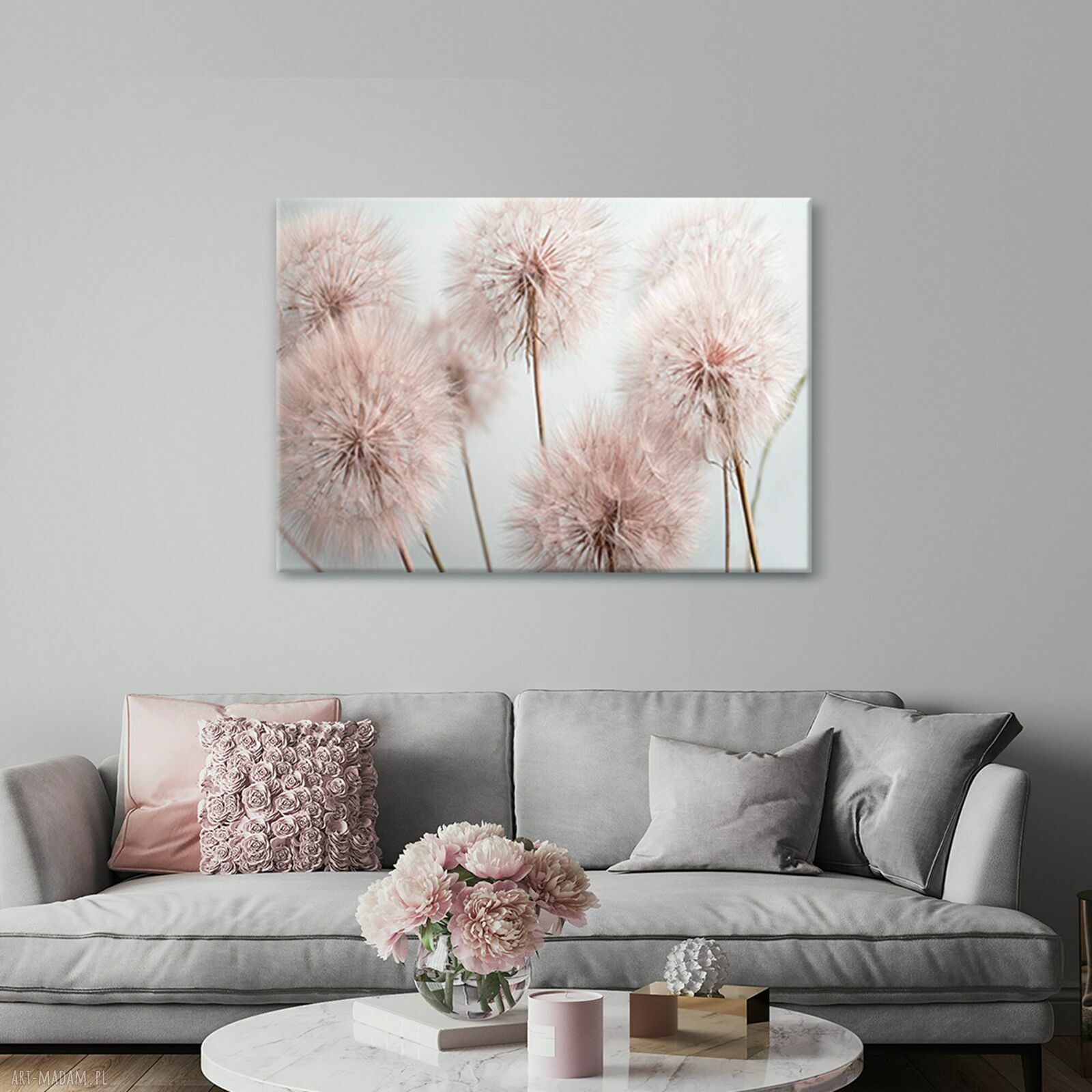 Obraz na płótnie 100x70 cm Dmuchawce (1-0651)