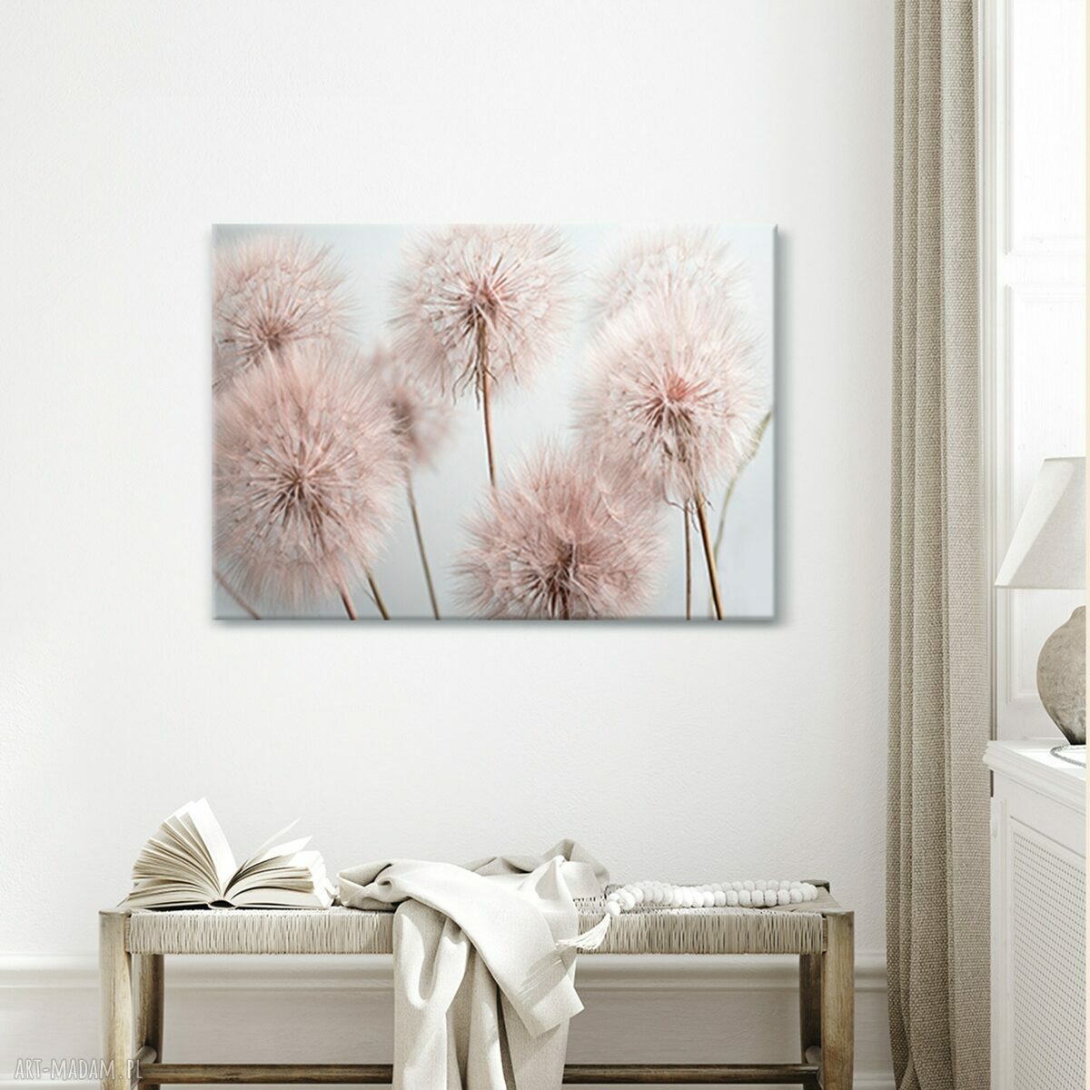 Obraz na płótnie 100x70 cm Dmuchawce (1-0651)