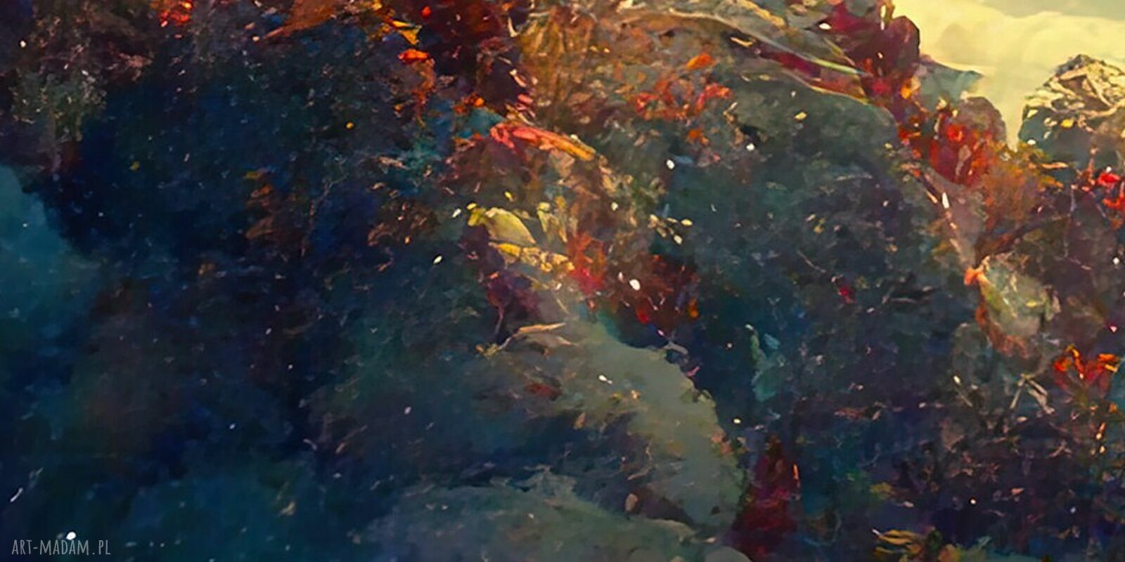 Obraz na płótnie Droga do nieba - serce w chmurach 120x80 cm