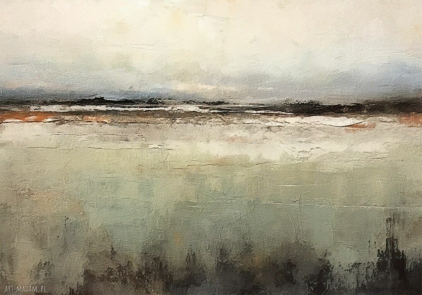 Obraz na płótnie Pejzaż II 100x70 cm - natura, żywe barwy i gotowy do zawieszenia