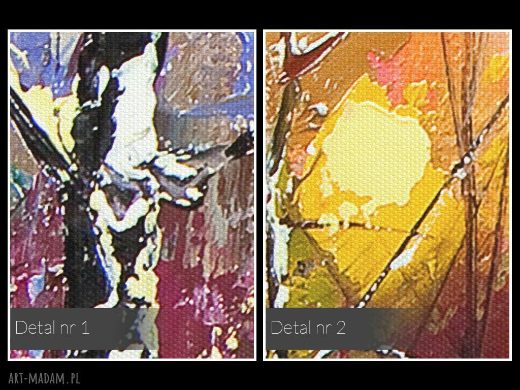 Obraz na płótnie - Las Zima Drzewa 90x60 cm (62601/90x60)