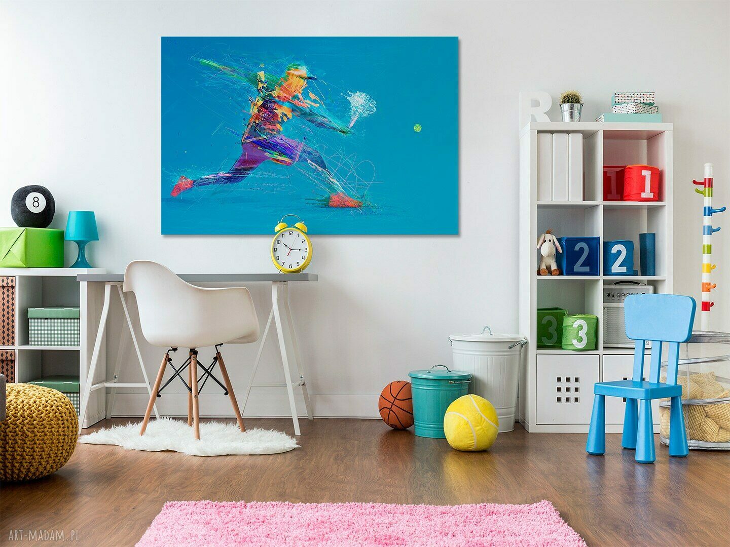 Obraz na płótnie - TENIS SPORT - 120x80 cm (39401)