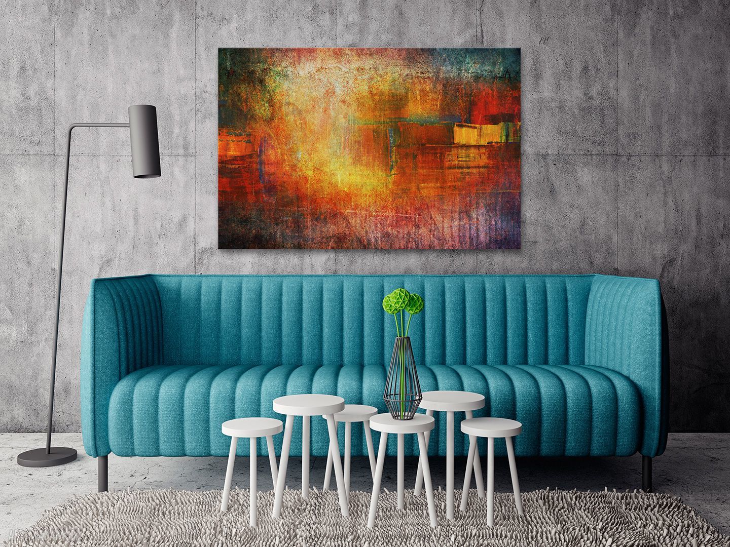 Nowoczesny obraz na płótnie Abstrakcja sztuka 120x80 cm - ekspresjonizm