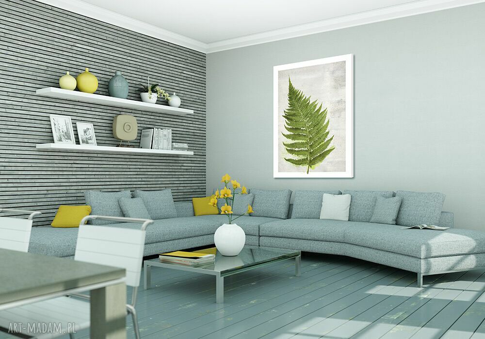 Obraz na płótnie 70x100 cm Paproć 02168 - wysyłka w 24 h