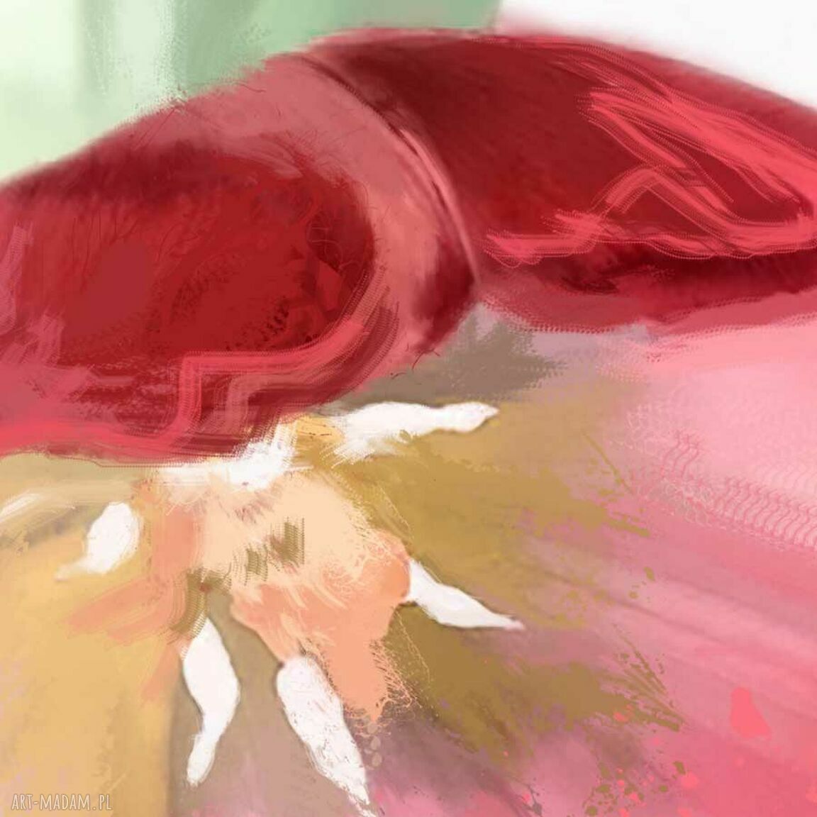 Tulipany romantyczne - obraz na płótnie 120x70