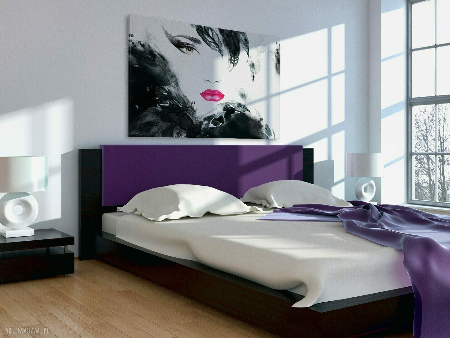 Obraz na płótnie - KOBIETA GLAMOUR - 120x80 cm (21801)
