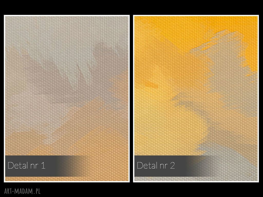 Obraz na płótnie - abstrakcja pejzaż, nowoczesna wieś i pole 120x80 cm