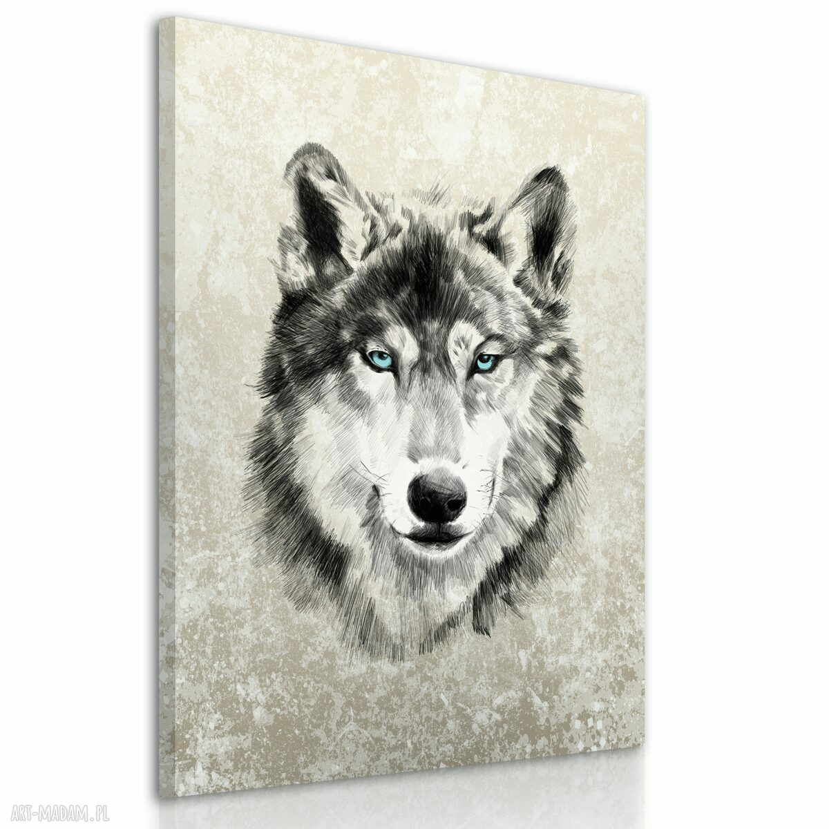 Obraz na płótnie 70x100cm z wilkiem - wysyłka w 24h