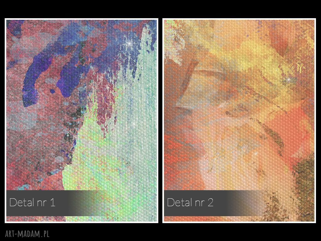 Kwiat artystyczny na płótnie - obraz 80x80 cm w kwadracie (70502)