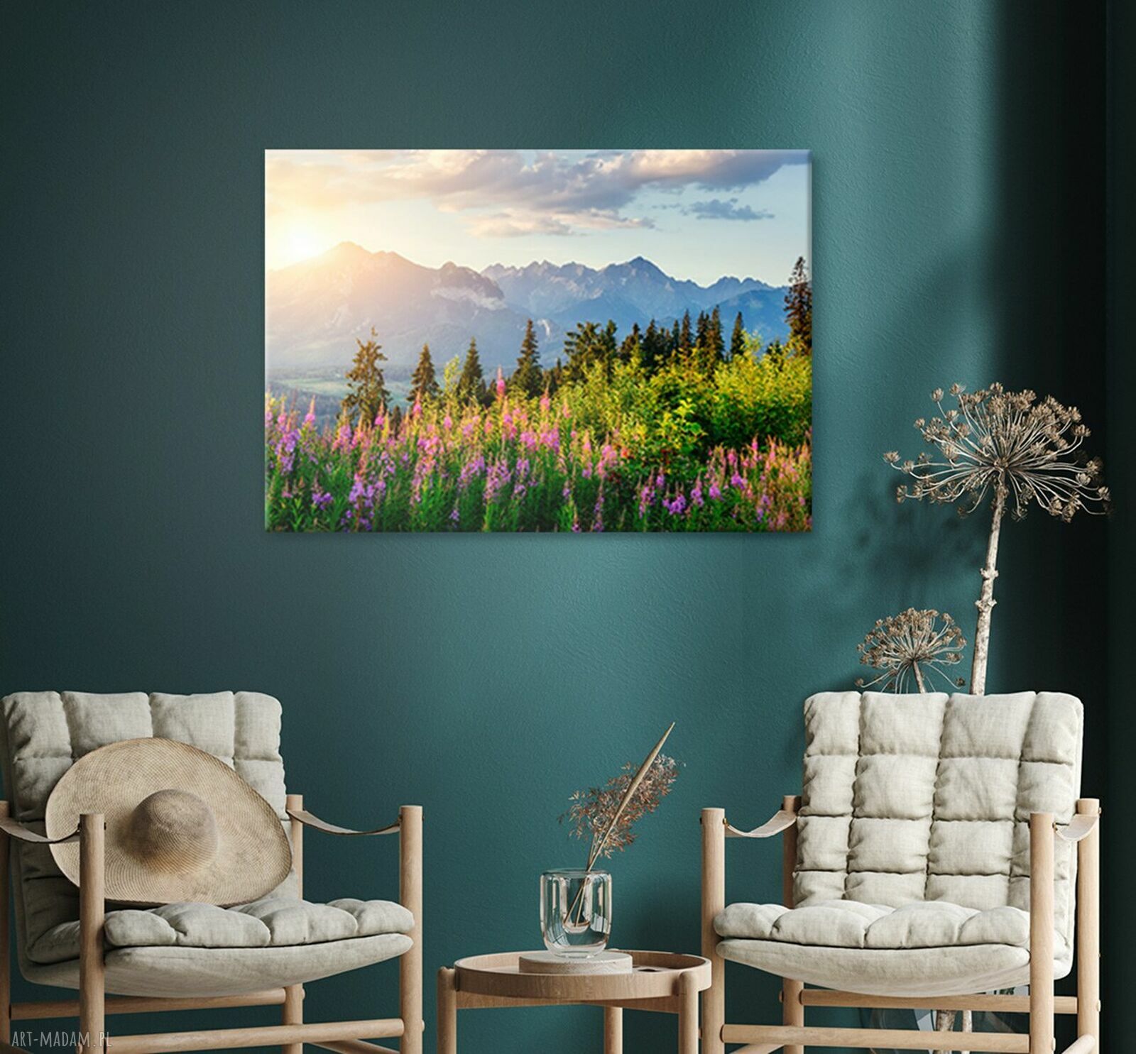 Obraz na płótnie Tatry 1 100x70 cm - gotowy do powieszenia