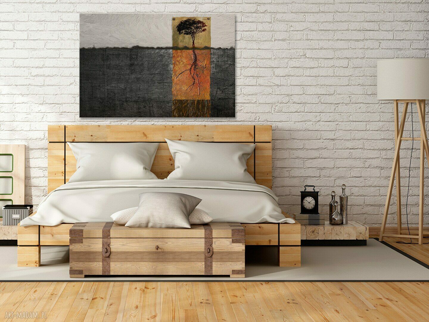 Obraz na płótnie - DRZEWO ELEGANCKI - 120x80 cm (29901)