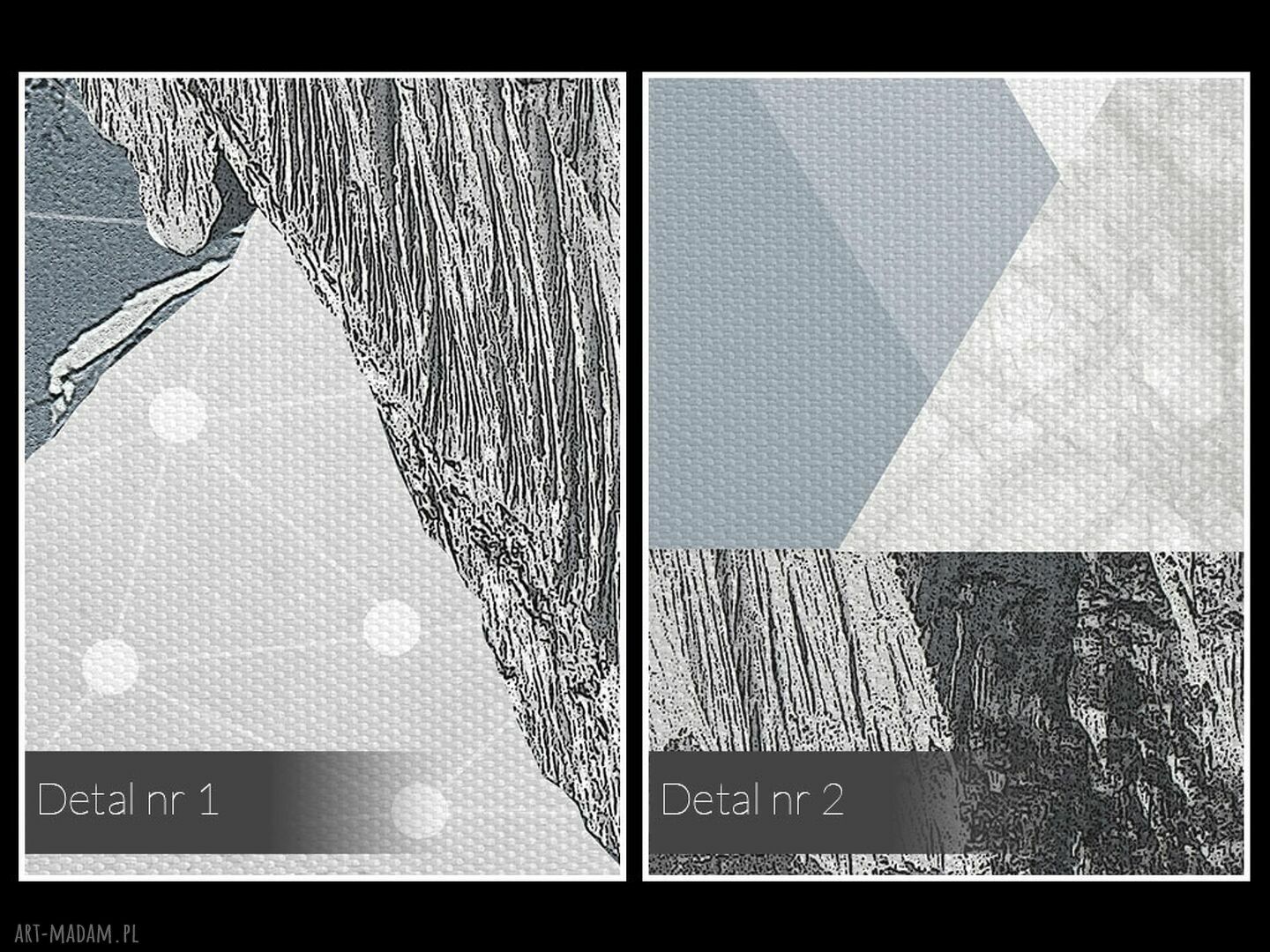 Obraz na płótnie Góry Zima 120x80 cm - geometryczne trójkąty