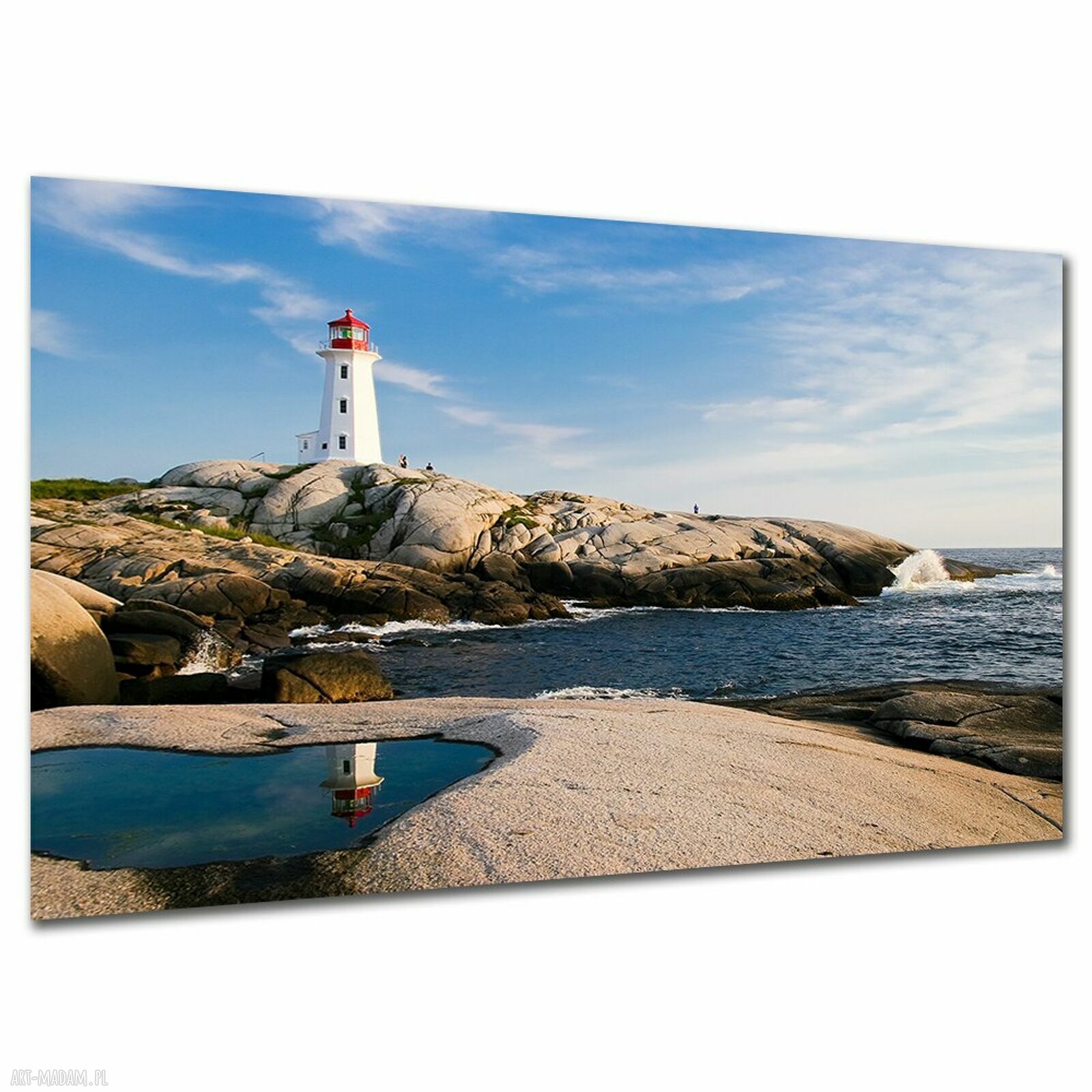 Obraz na płótnie Latarnia morska nad oceanem 120x80 cm