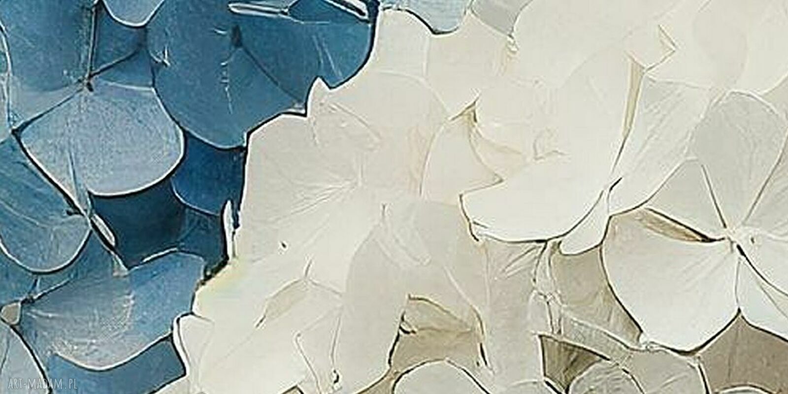 Obraz na ścianę Białe Kwiaty 46 naturalny 120x80