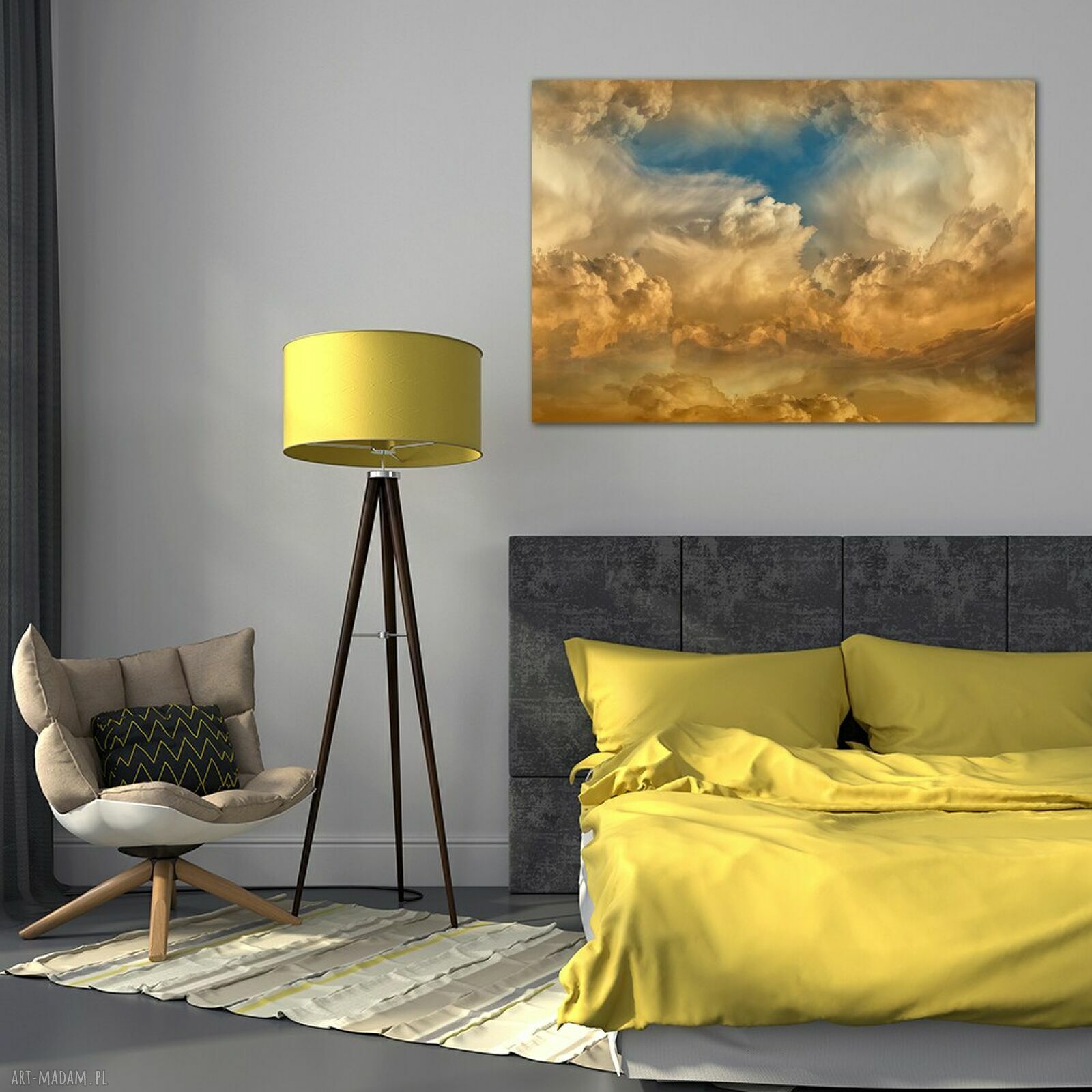 Obraz na ścianę Niebo z chmurami 120x80 cm