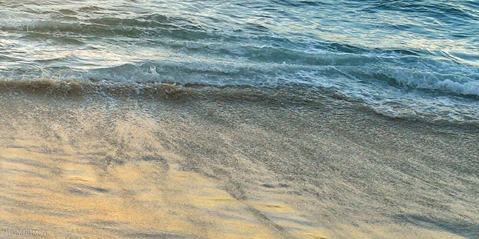 Obraz na płótnie Morze, plaża i mewy 120x80 cm