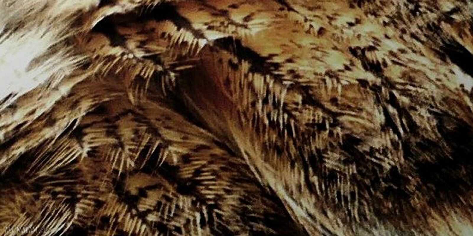 Obraz na ścianę z sową - makro oczu 120x80 cm
