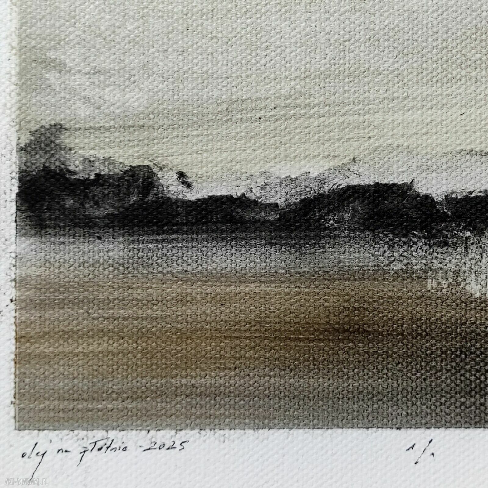Obraz olejny - Pejzaż w sepii 40 x 50 cm nr 14